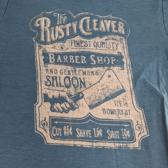 Lucky Brand Shirts Lucky Brand The Rusty Cleaver Barber Shop Small